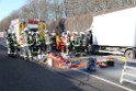 VU LKW A 1 Rich Saarbruecken kurz vorm AK Leverkusen TA P04